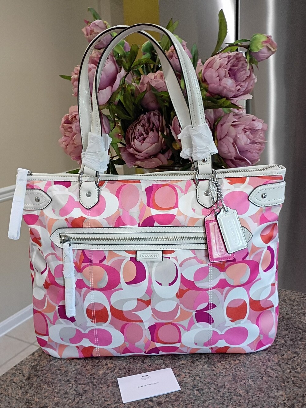 NWT Coach Daisy Kaliedoscope Print Emma Tote